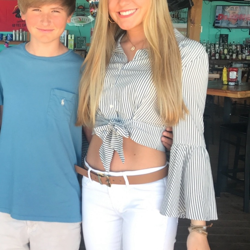 Cropped Button Down - image 1